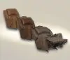 Jackson Furniture Industries 41072-1176/59-1276/59 Jackson Furniture Industries 41072-1176/59-1276/59 Hayden - Chaise Rocker Recliner With Heat / Massage & Oversize Xtra Comfort Footrest - Auburn