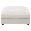 CoasterEssence 551323 Serene - Square Upholstered Ottoman - Beige
