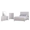 New Classic 00-3314-14C New Classic 00-3314-14C Biscayne - 6/6 Eastern King 4 Piece Bedroom Set (Bed & Dresser & Mirror & Chest) - Driftwood