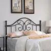 CoasterEssence 300182QF Bailey - Metal Queen / Full Open Frame Headboard - Black