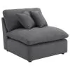 Coaster Fine Furniture 551455-SET Hobson - 6 Piece Upholstered Modular Sectional Sofa - Charcoal