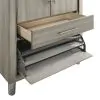 New Classic B1248-071 Lennox - Door Chest With Shoe Storage & LED Light - Gray