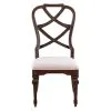 Liberty Furniture 765-C2501S Providence Park - Wood Back Side Chair - Chateau Brown