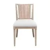Liberty Furniture 611-C9001S Sheridan Pointe - Corded Back Side Chair - Vintage Natural