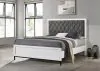 Coaster Fine Furniture 224861QB1 Sonora - Queen Headboard, Footboard & Slats, Box 1 of 2 - White