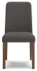 Ashley Furniture D615-02 Lyncott - Dining Uph Side Chair (Set of 2) - Charcoal / Brown