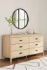 Ashley Furniture EB2444/231/157/113 Ashley Furniture EB2444/231/157/113 Cabinella - 3 Pc. - Dresser, Queen Platform Panel Bed - Tan