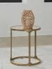 Ashley Furniture T399-6 Ashley Furniture T399-6 Korajane - Round End Table - Antique Gold