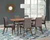 CoasterEveryday 106591 Redbridge - Extension Leaf Dining Table - Natural Walnut