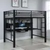 CoasterElevations 460023 Avalon - Full Workstation Loft Bed - Black