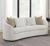 CoasterEssence 509171 Rainn - Boucle Upholstered Sloped Arm Sofa - Latte