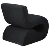 Coaster Fine Furniture 903155 Ronea - Boucle Upholstered Armless Curved Chair - Charcoal