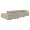 Coaster Fine Furniture 509899-SET Blaine - Upholstered Reversible Chaise Sectional Sofa - Sand