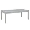 New Classic D2442-10 Fiona - Rectangle Dining Table - Mist Gray