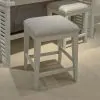 Liberty Furniture 465-OT9001 Berkley Square - Upholstered Console Stool - Linen & Khaki