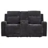 Coaster Fine Furniture 610155P Kennett - Chenille Upholstered Power Reclining Loveseat - Dark Gray