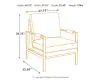 Ashley Furniture A3000029 Peacemaker - Accent Chair - Brown