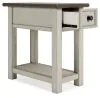 Ashley Furniture T637-107 Ashley Furniture T637-107 Bolanburg - Chair Side End Table - White / Brown / Beige