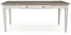 Ashley Furniture D394-25 Skempton - RECT DRM Table w/Storage - White