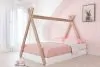 Ashley Furniture EB1221-121 Ashley Furniture EB1221-121 Piperton - Twin Tent Complete Bed in Box - Brown / White
