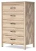Ashley Furniture EB3929-245 Battelle - Five Drawer Chest - Tan