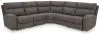 Ashley Furniture 61003S6 Ashley Furniture 61003S6 Next-Gen Durapella - 5-Piece Power Reclining Sectional - Slate