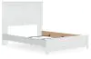 Ashley Furniture B139B43 Ashley Furniture B139B43 Bostwick Shoals - Queen Panel Bed With Framed Footboard - White