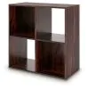 Ashley Furniture EA1055-2X2 Ashley Furniture EA1055-2X2 Glosmount - Four Cube Organizer - Cherry / Light Brown