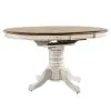 Liberty Furniture 186W-CD-PED Liberty Furniture 186W-CD-PED Carolina Crossing - Pedestal Table - White / Antique Honey