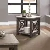 Liberty Furniture 422-OT1020 Heatherbrook - End Table - Charcoal & Ash