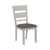 Liberty Furniture 182-CD-O7TRS Liberty Furniture 182-CD-O7TRS Brook Bay - 7 Piece Trestle Table Set - Textured White / Carbon Gray