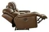 Jackson Furniture Industries 64889-1269/59-3069/59 Ceretti - Power Reclining Console Loveseat - Brown Top Grain Italian Leather Match