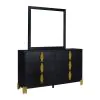 New Classic 00-2034-DM New Classic 00-2034-DM Empire - Dresser & Mirror - Black