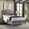 Intercon FG-BR-4965QB-STE-C Intercon FG-BR-4965QB-STE-C Forge - Queen Bed - Brushed Steel