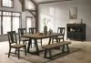 Intercon HP-CA-4846-BBP-C Harper - Sideboard - Brushed Brown / Pecan