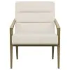 Coaster Fine Furniture 903143 Kirra - Upholstered Metal Arm Accent Chair - Cream