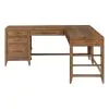 Liberty Furniture 936-HO-LSD Shaker Lakes - L Shaped Desk Set - Harvest Brown