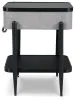 Ashley Furniture A4000550 Jorvalee - Accent Table with Speaker - Gray / Black