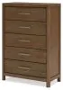 Ashley Furniture B974-46 Cabalynn - Five Drawer Chest - Light Brown