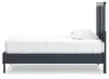 Ashley Furniture EB1528B1 Ashley Furniture EB1528B1 Simmenfort - Twin Platform Bed With Panel Headboard - Navy Blue