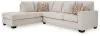 Ashley Furniture 24305S1 Aviemore - 2-Piece Sectional With Laf Corner Chaise - Stone