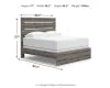 Ashley Furniture PCB2405B8 Ashley Furniture PCB2405B8 Graystorm - King Panel Bed - Brown Gray