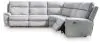 Ashley Furniture PC98802S8 Ashley Furniture PC98802S8 Social Pointe - 5-Piece Power Reclining Sectional - Pearl / Ash