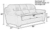 Jackson Furniture Industries 445504-1412/59-1413/59 Legend - Queen Sleeper - Chocolate