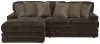 Jackson Furniture Industries 4376/75/42-49 Jackson Furniture Industries 4376/75/42-49 Mammoth - 2 Piece Sofa Chaise With LSF Chaise - Chocolate