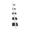 Liberty Furniture 139WH-BK202 Farmhouse - Leaning Bookcase - Two Tone White / Wood Tone