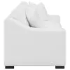 CoasterElevations 509891-S2 Ashlyn - 2 Piece Upholstered Sloped Arm Sofa Set - White