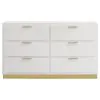 Coaster Fine Furniture 224773 Caraway - 6-Drawer Dresser - White