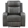 Coaster Fine Furniture 603193 Raelynn - Upholstered Track Arm Recliner - Gray