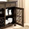 Furniture of America CM3465SV Paulina - Server - Rustic Walnut